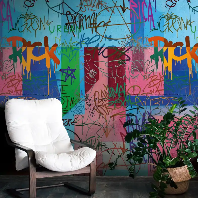 Bestseller A.S. Creation Fototapete The Wall III 398241 Ein Motiv pro Rolle Modern Bunt Blau