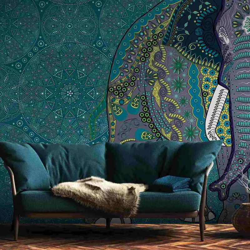 A.S. Creation Fototapete The Wall 382621 Ein Motiv pro Rolle Orientalisch Blau Expressversand
