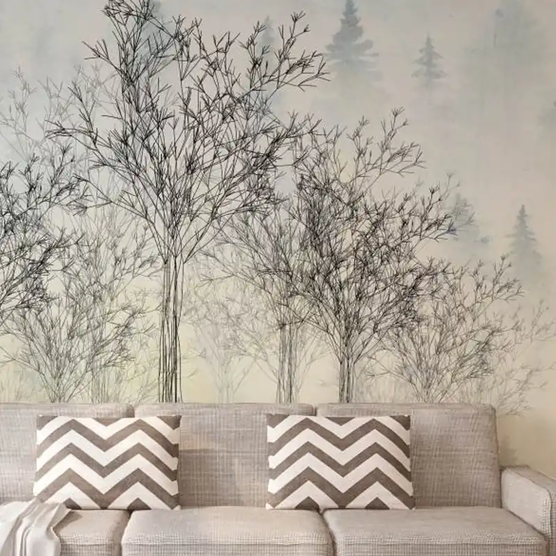 Saisonangebot A.S. Creation Atelier 47 DD118015 Fototapete Vlies 400 x 270 cm Wald & Pflanzen Blau