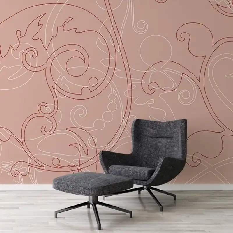 Echt A.S. Creation Atelier 47 DD116870 Fototapete Vlies 600 x 270 cm Barock Rot