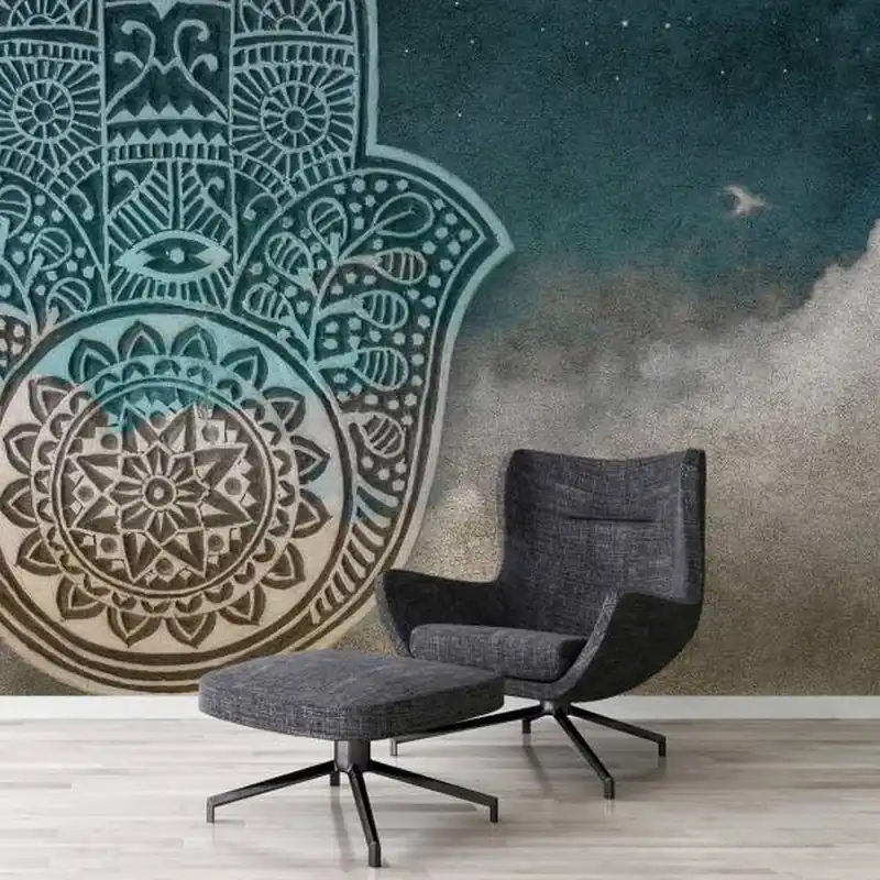 Sichere Zahlung A.S. Creation Atelier 47 DD117555 Fototapete Vlies 400 x 270 cm Orientalisch Blau