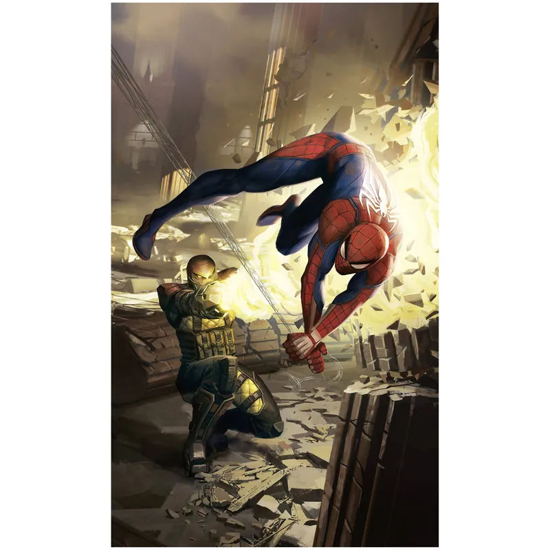 Sonderangebot Komar Fototapete - Marvel Spider-Man Dodge - 250 x 150 cm - Vlies