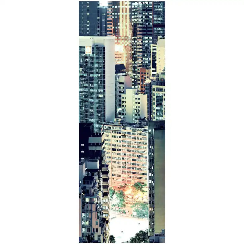 Komar Fototapete - Skyline - 280 x 100 cm - Vlies Digitaldruck - Urban Direktkauf