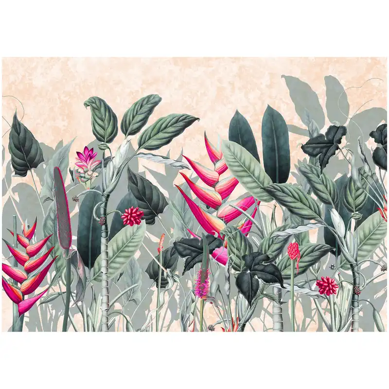 Aktuell Komar Fototapete - Soft Jungle - 250 x 350 cm - Vlies Digitaldruck - Natur