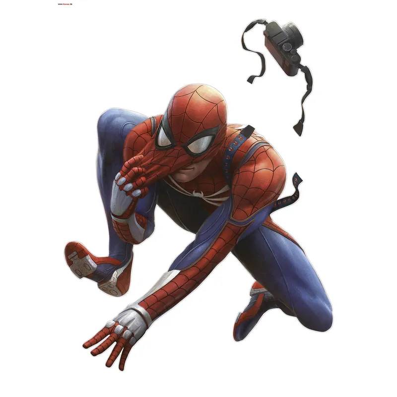 Sonderangebot Komar Wandtattoo - Marvel Spider-Man Camera - 70 x 50 cm - Wandsticker Selbstklebend