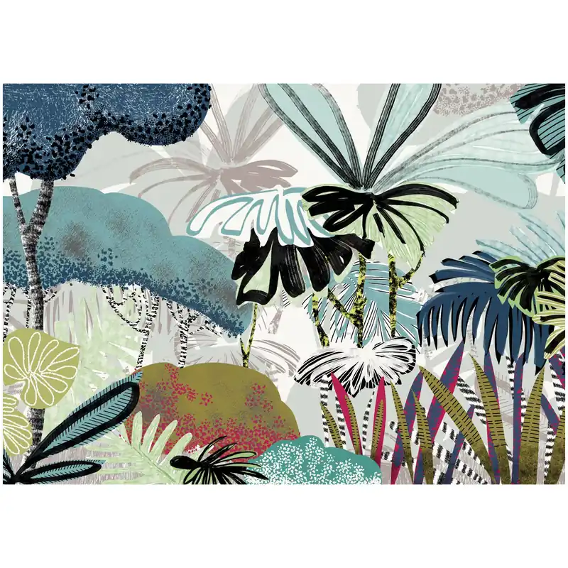 Versand Am Gleichen Tag Komar Fototapete - Jolly Jungle - 250 x 350 cm - Digitaldruck - Modern