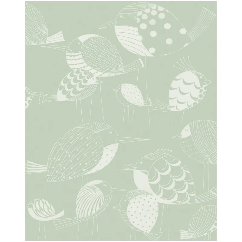 Beliebt Komar Fototapete - Naive Birds - 250 x 200 cm - Digitaldruck - Kinderzimmer