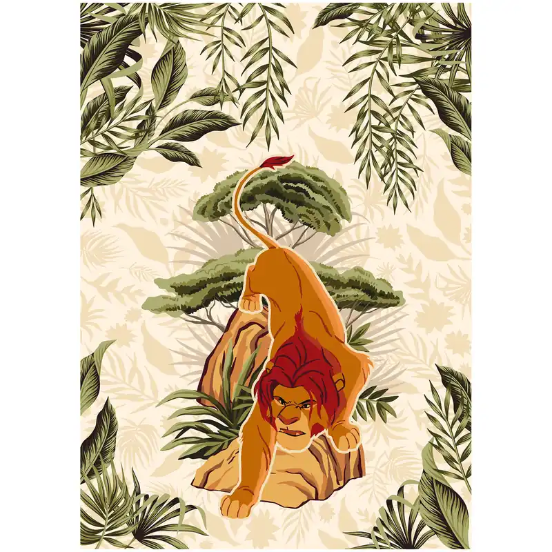 Komar Fototapete - Lion King Long Live The King - 280 x 200 cm - Vlies Digitaldruck - Kinderzimmer Preis Gesenkt