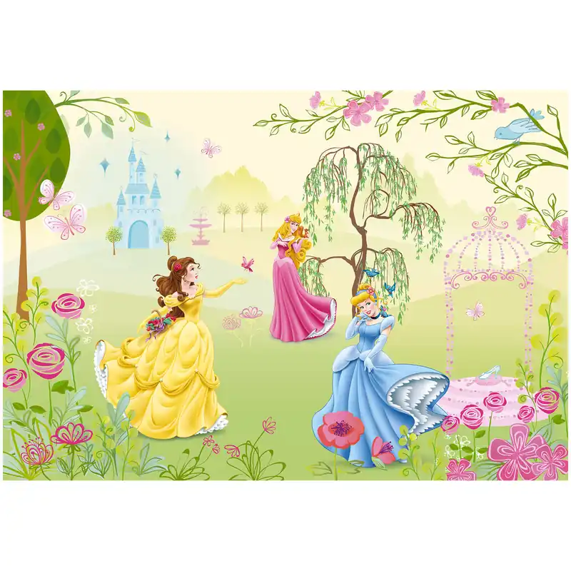 Komar Fototapete - Princess Garden - 127 x 184 cm - Papier - Kinderzimmer Preisknaller