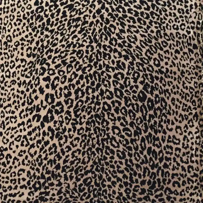 Heißes Angebot Stoff Leopard Velours Edmond Petit