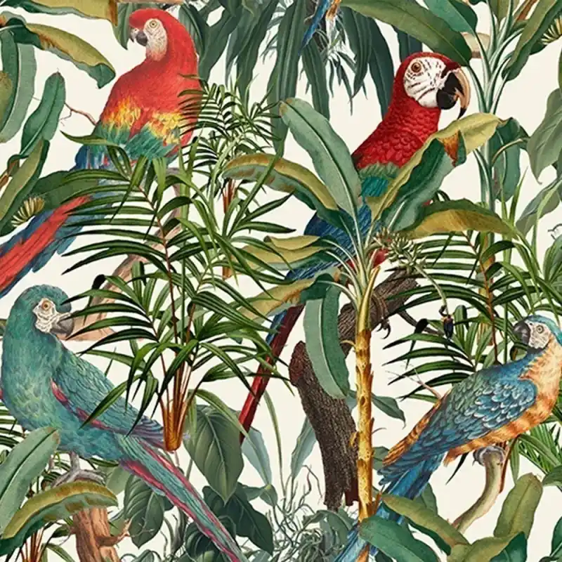 Begrenztes Angebot Stoff Parrots of Brasil Mindthegap