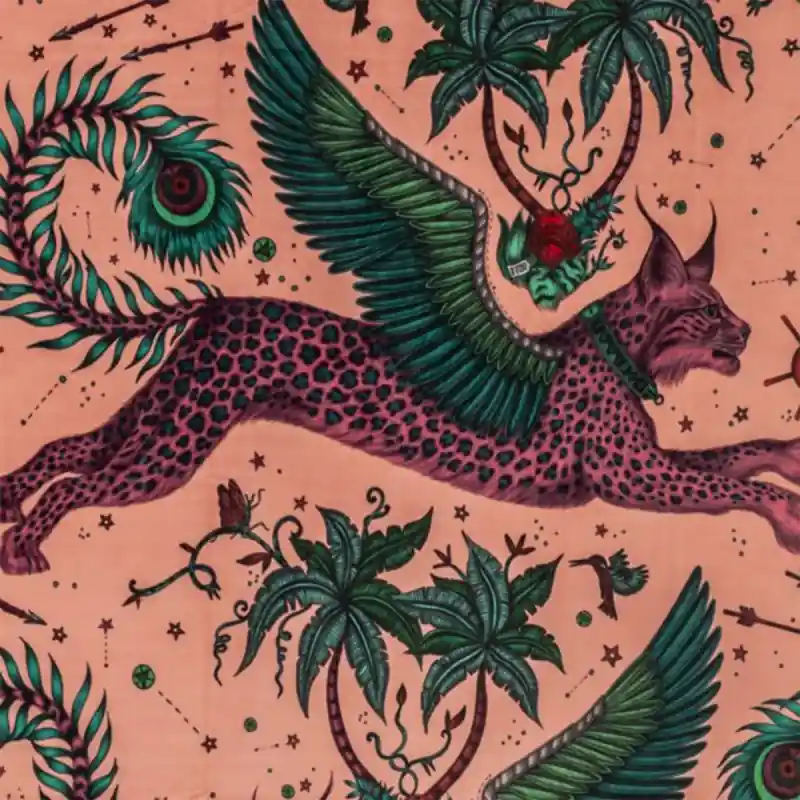 Neue Ware Velours Lynx Emma J. Shipley by Clarke and Clarke