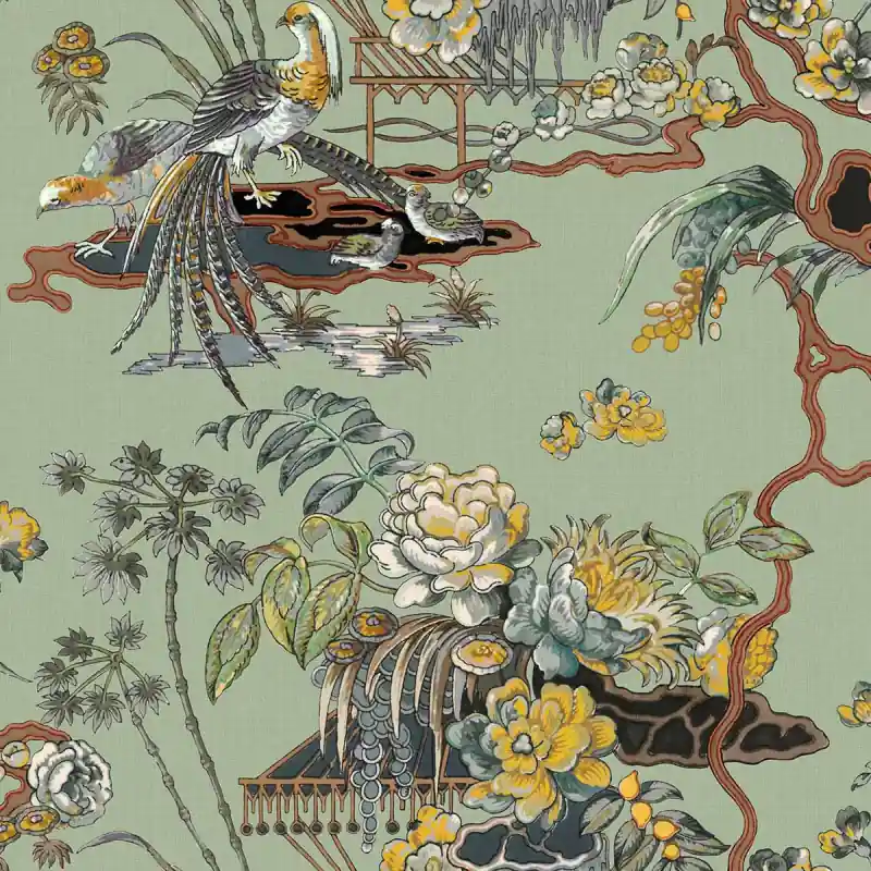 Samt Sacred Pheasants Coordonné Finale Aktion