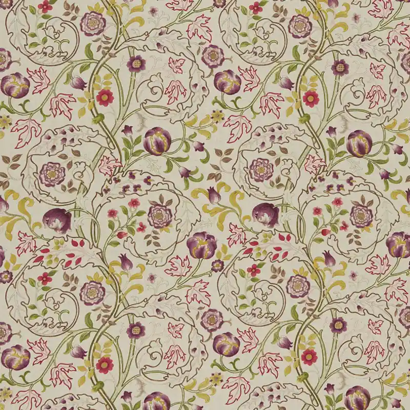 Stoff Mary Isobel Stickerei Lienen Morris and Co Markenware