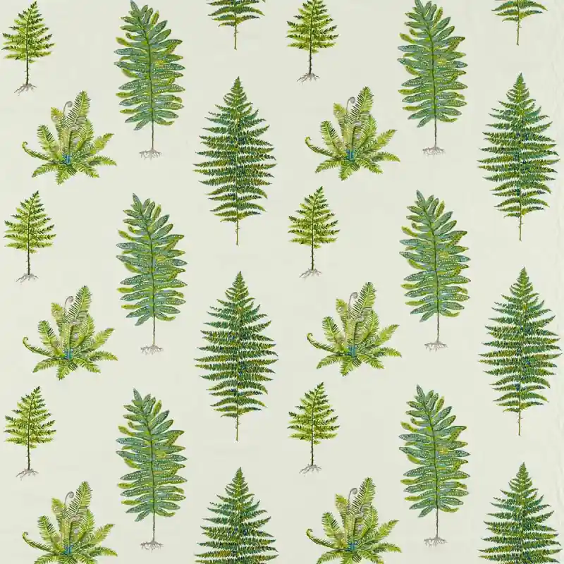 Neue Kollektion Stoff Fernery Stickerei Sanderson