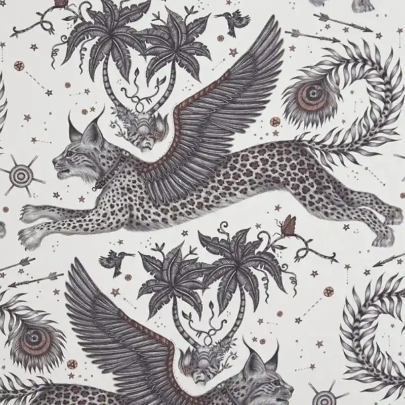 Stoff Lynx Emma J. Shipley by Clarke and Clarke Sofort Bestellen