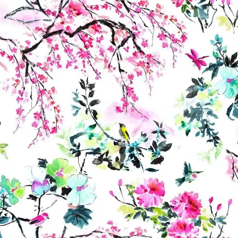 Solange Der Vorrat Reicht Stoff Chinoiserie Flower Designers Guild