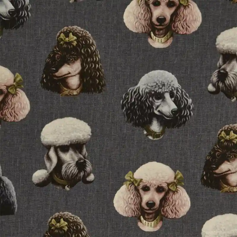 Stoff Poodle Parlour Poodle and Blonde Neu