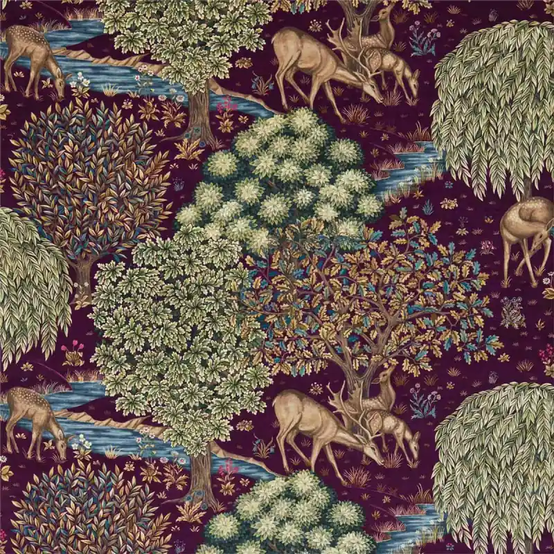 Stoff The Brook Tapestry Morris and Co Highlight