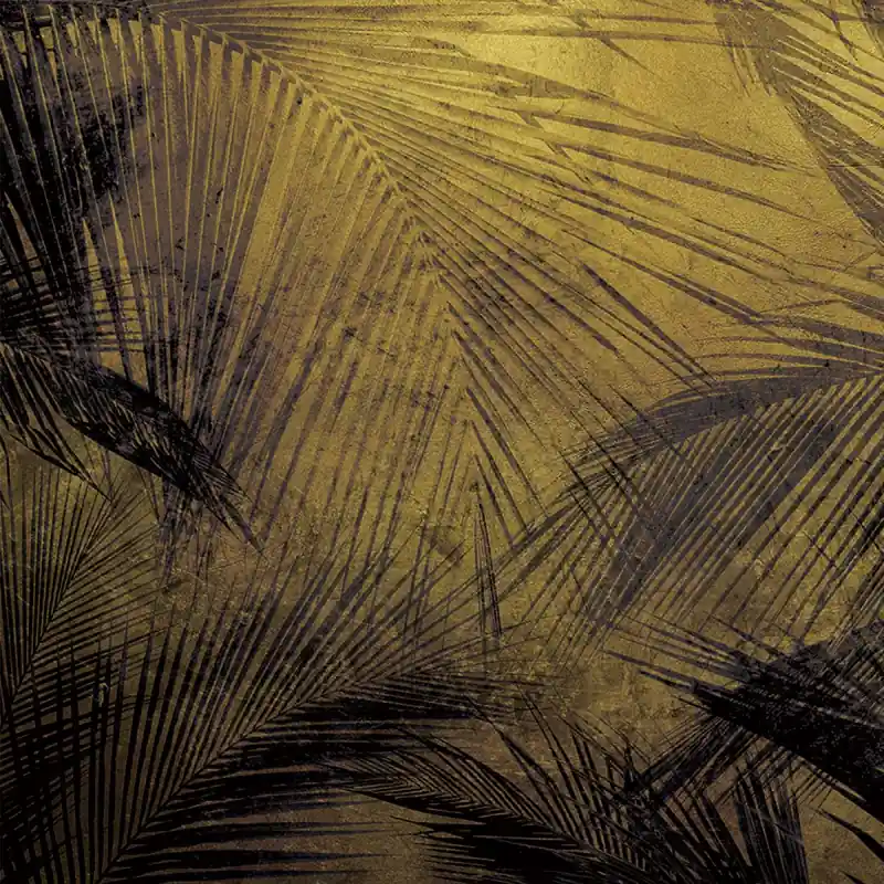 Saisonangebot Panoramatapete Palms Metallics Coordonné
