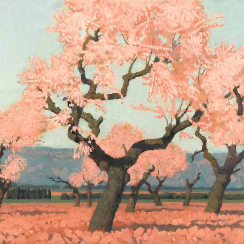 Panoramatapete Le Printemps Etoffe.com x Agence Musées Nationaux Nur Für Kurze Zeit
