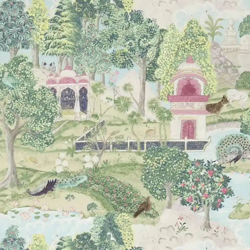 Sonderaktion Panoramatapete Peacock Garden Zoffany