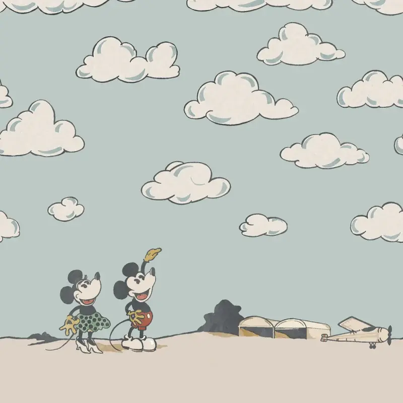 Panoramatapete Mickey In The Clouds Sanderson Heißes Angebot