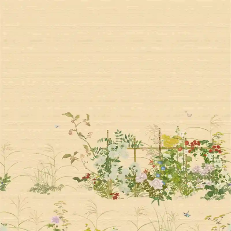 Panoramatapete Scenic Flora Japanese Paperweave Cole and Son Begrenztes Angebot