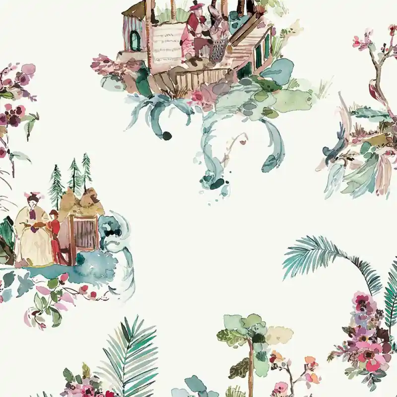 Neue Ware Tapete Toile Chinoise Nina Campbell
