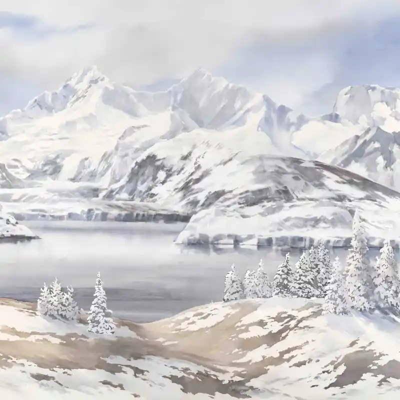 Top-Angebot Panoramatapete Glaciers Isidore Leroy