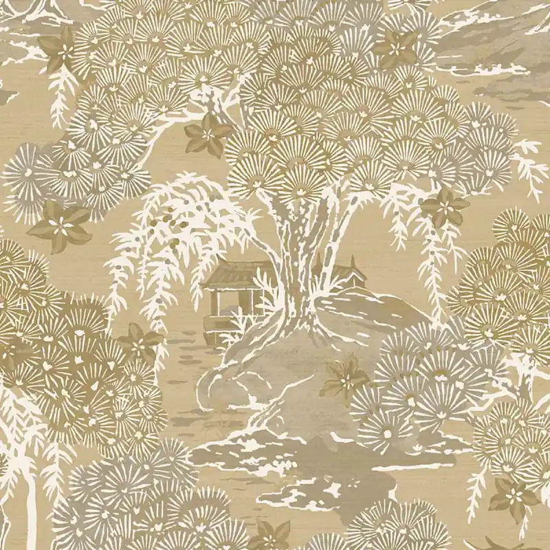 Neuheit Wandverkleidung Sea of Trees Gold Silk Jannelli & Volpi