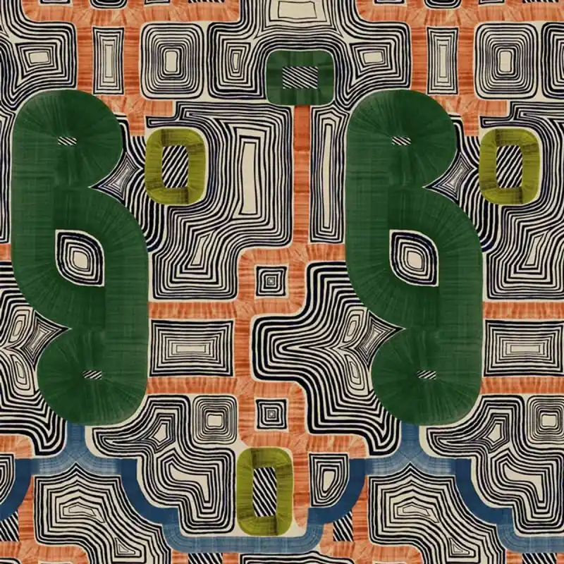 Mega-Angebot Panoramatapete En Allant aux Baux Grasscloth Christian Lacroix