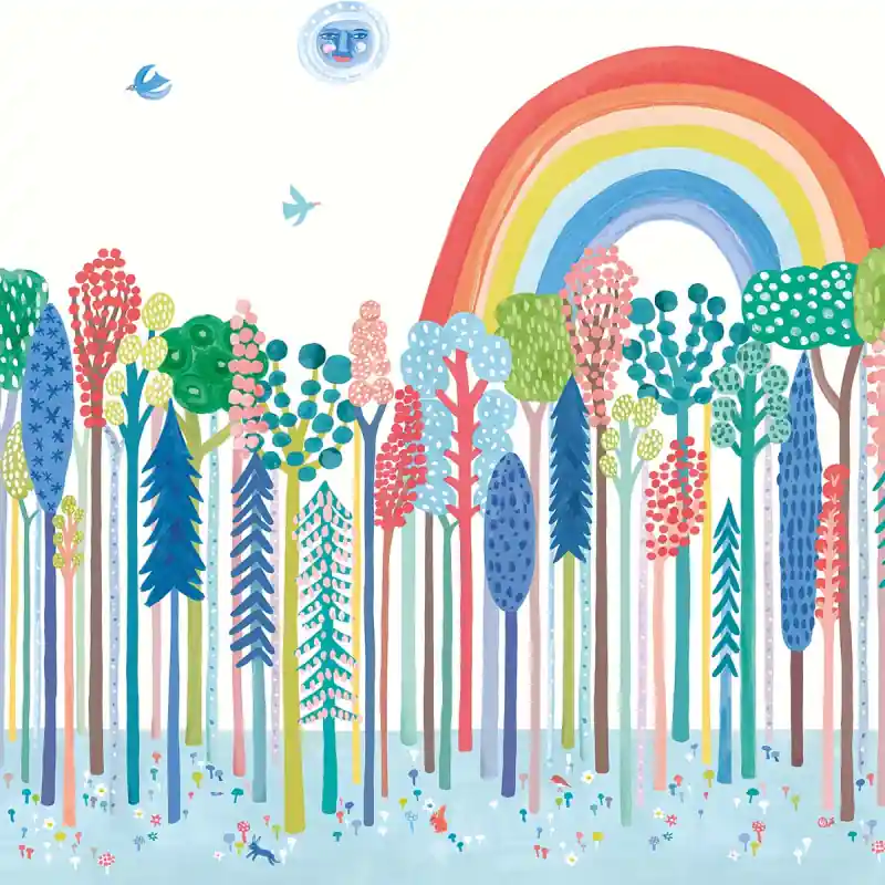Letzte Chance Panorama-Tapete Rainbow Forest Villa Nova