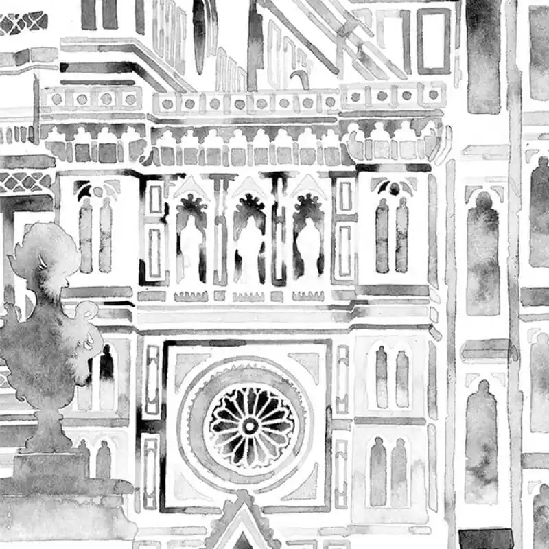 Neu Im Sortiment Panoramatapete Firenze Code