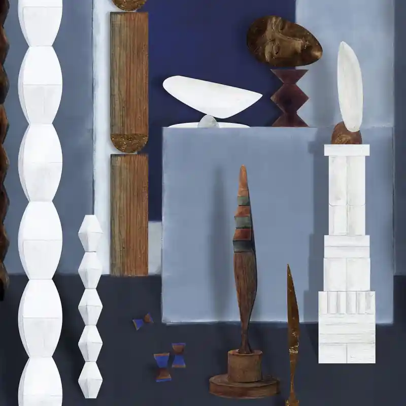Panoramatapete L‘atelier de Brancusi Casamance Nur Heute