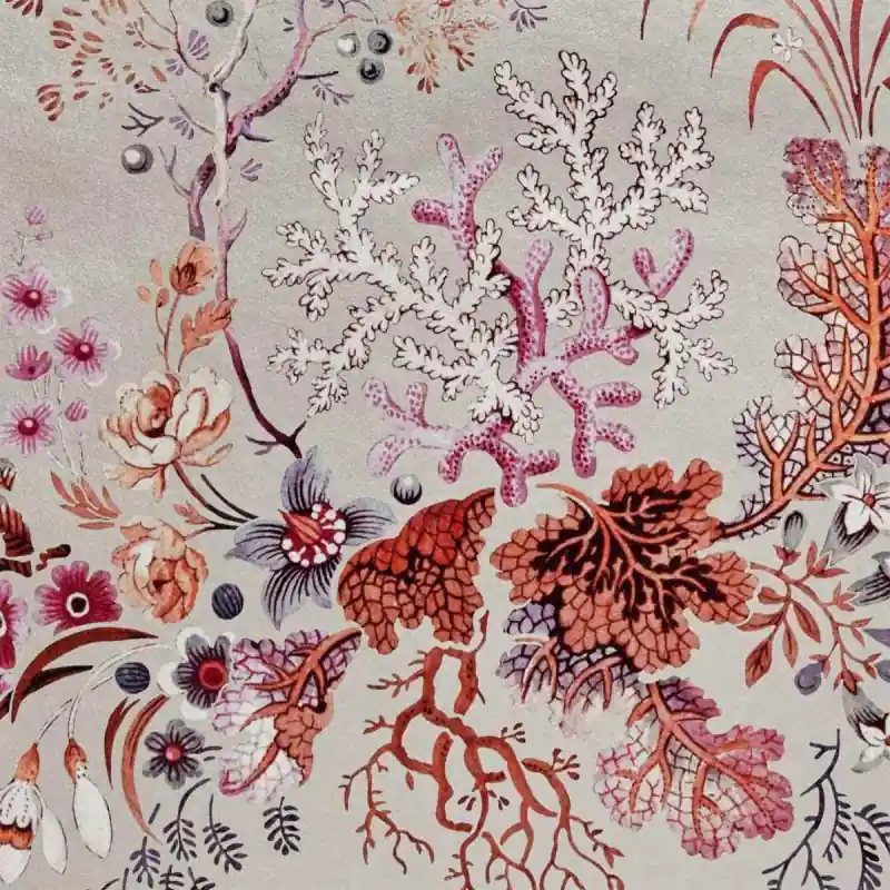 Tapete V&A Kilburn‘s Coral 1838 Nur Für Kurze Zeit