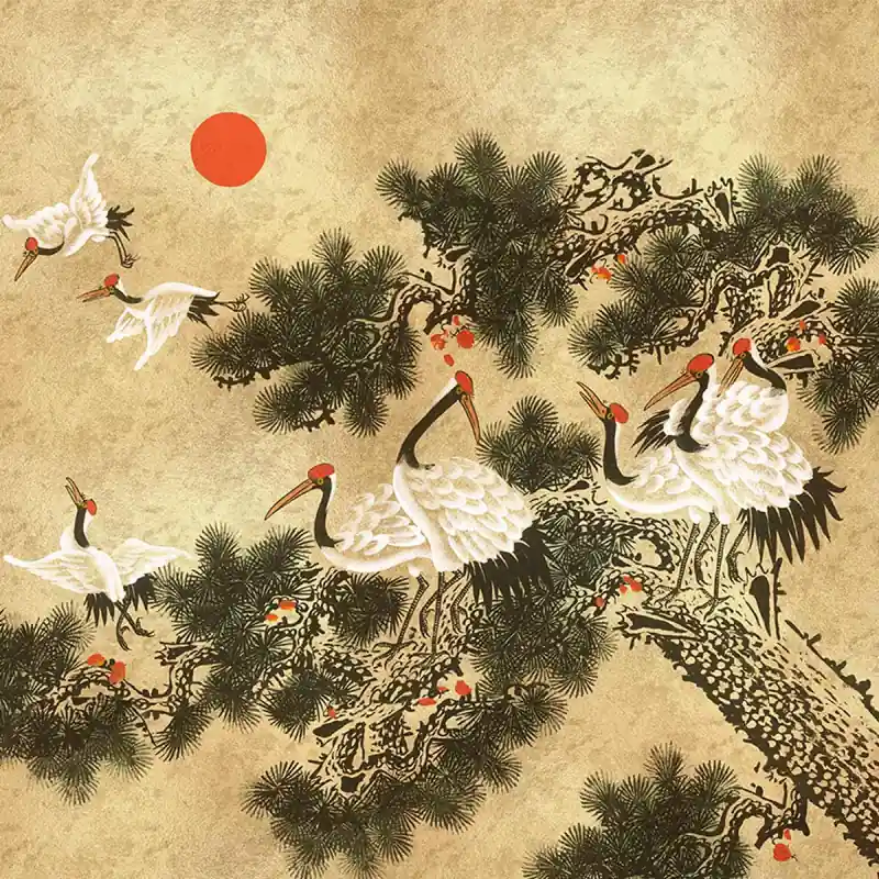 Markenware Panoramatapete Ukiyo Metallics Coordonné