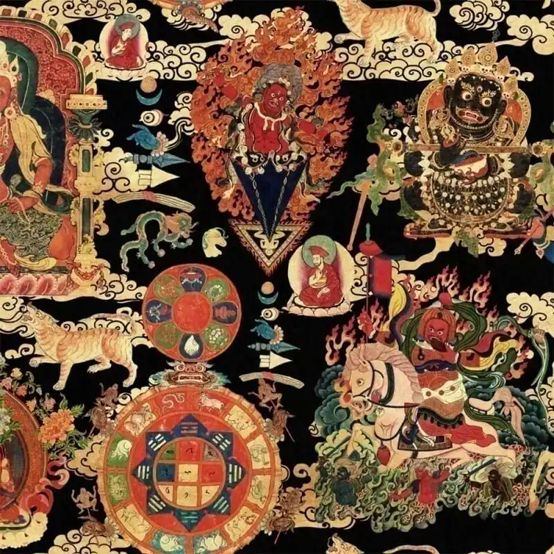 Preiswert Panoramatapete Tibetan Tapestry Mindthegap