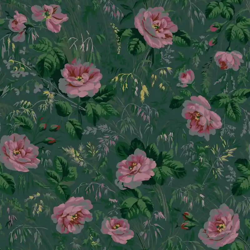 Bestpreis Tapete Roses de Monet Papier français