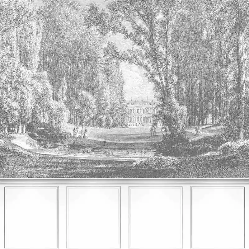 Schneller Versand Panoramatapete Balade au Parc Casadeco