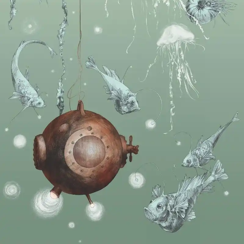 Panoramatapete Nautilus Gauche Edmond Petit Angebot