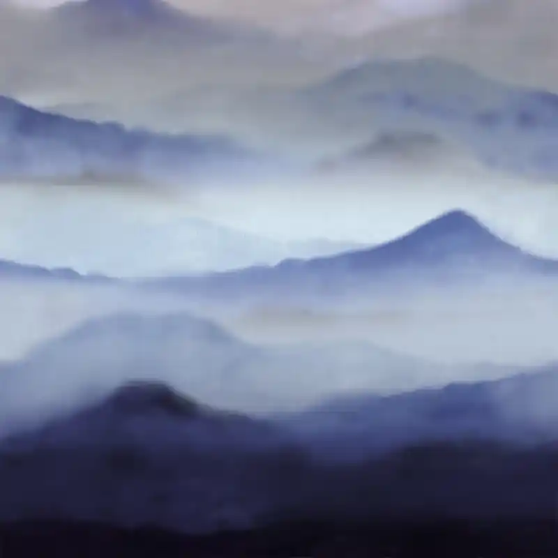 Panoramatapete Mountain Blue Jannelli & Volpi Nur Für Kurze Zeit
