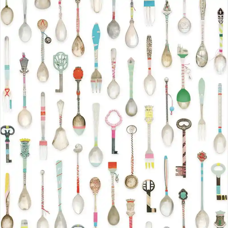 Tapete Teaspoons Studio Ditte Markenware