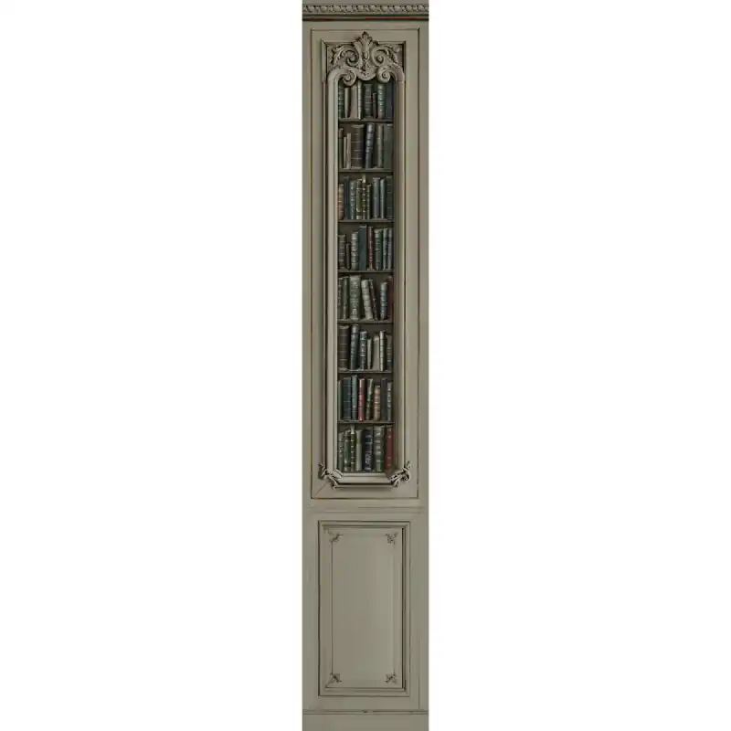 Wochenendangebot Panoramatapete Boiserie Haussmannienne Bronze Bibliothèque Koziel