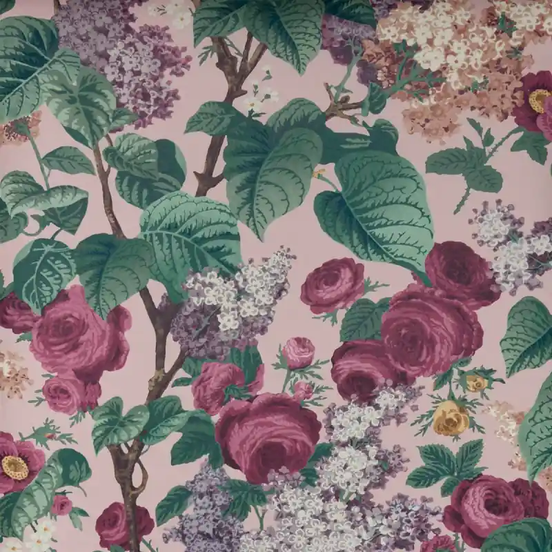Zertifiziert Tapete V&A Floribunda 1838