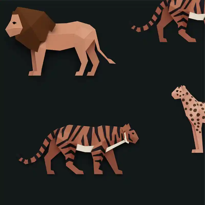 Panoramatapete Big Cats Studio Ditte Meistverkauft