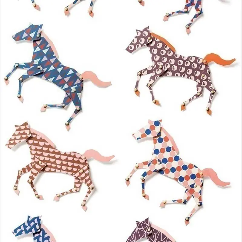 Solange Der Vorrat Reicht Tapete Horses Studio Ditte