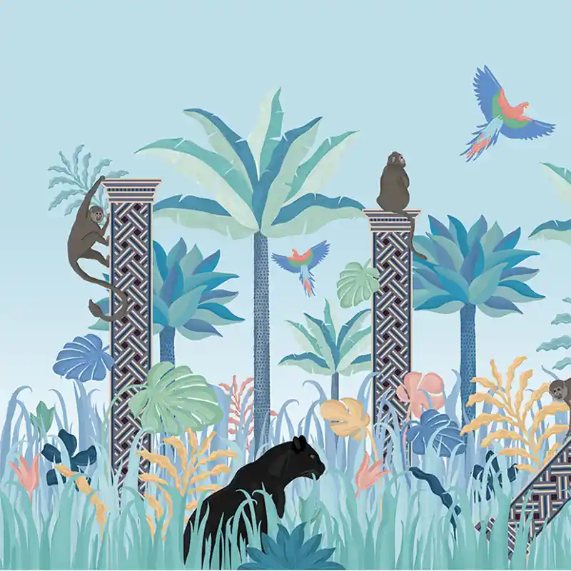 Panoramatapete Jungle Maison Martin Morel Markenprodukt