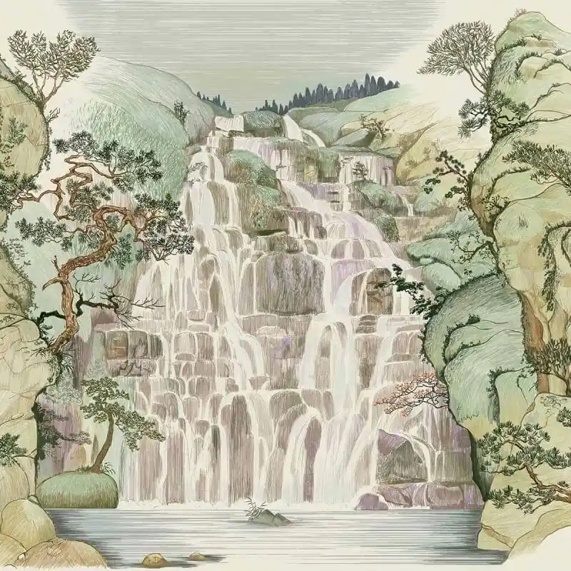 Panoramatapete Fallingwater Coordonné Preisreduziert
