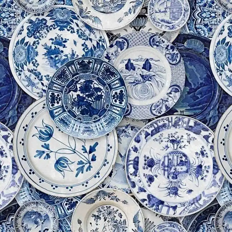Online Kaufen Panoramatapete Delftware Mindthegap
